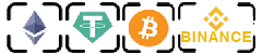 USDT,BTC,ETH(15% Off)
