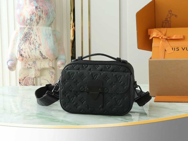 S Lock Messenger black emb